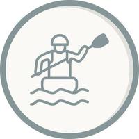 Rafting Vector Icon