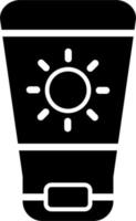 Sun Cream Vector Icon