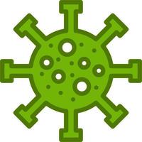 icono de vector de virus