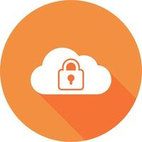 Cloud Security Vector Icon