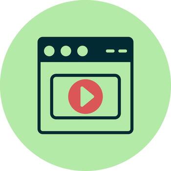 icono de vector de navegador web