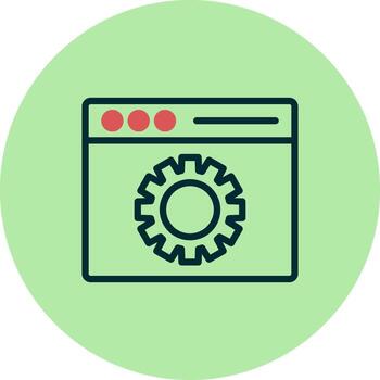 icono de vector de optimización web