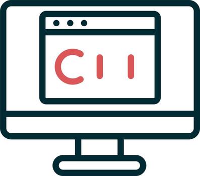 Programming Language Vector Icon