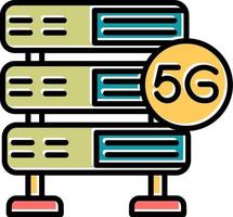 5g Server Vector Icon