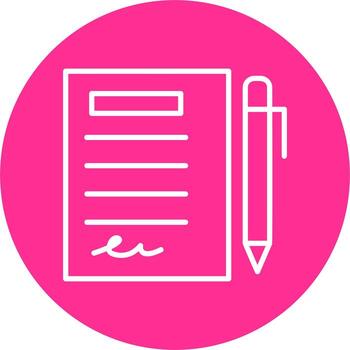 icono de vector de bloc de notas