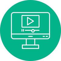 360 Video Vector Icon