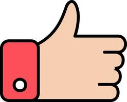 Thumb Up Vector Icon