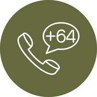 Antarctica Dial code Vector Icon