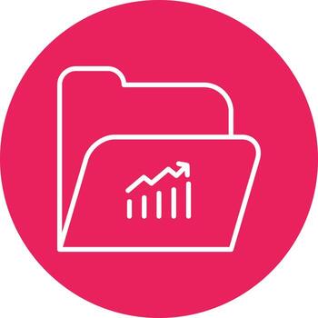 icono de vector de carpeta