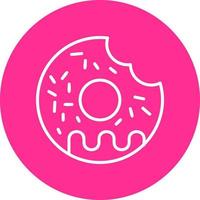 icono de vector de donut