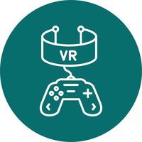 Vr Game Vector Icon