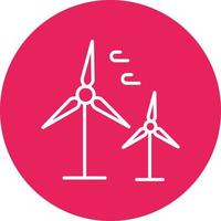 Wind Turbine Vector Icon