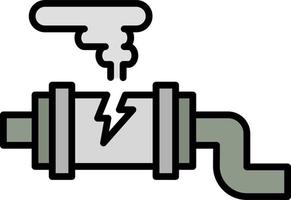 Gas Leak Vector Icon