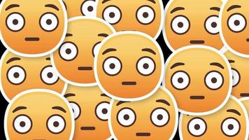 arrossato emoji orizzontale transizione video