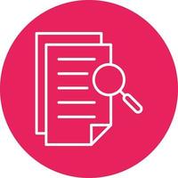 Paper Search Vector Icon