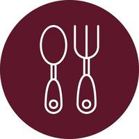 Baby Cutlery Vector Icon