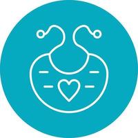 Baby Bib Vector Icon