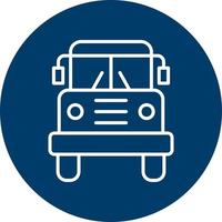 School Bus Vector Icon