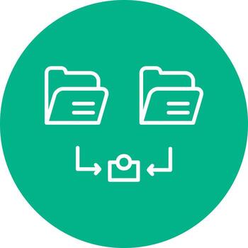 icono de vector de datos