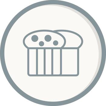 icono de vector de pan