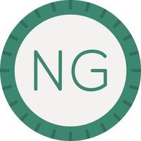 Nigeria Dial code Vector Icon
