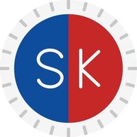 Slovakia Dial code Vector Icon