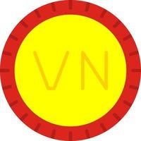 Vietnam Dial code Vector Icon