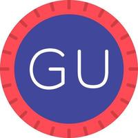 Guam Dial code Vector Icon