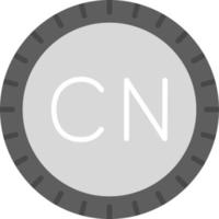 China Dial code Vector Icon