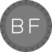 burkina faso marcar código vector icono