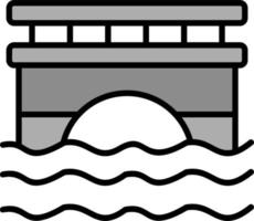 icono de vector de puente