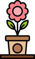 icono de vector de flores