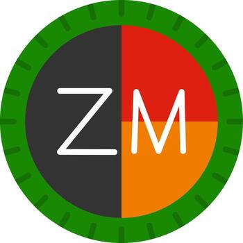 Zambia marcar código vector icono