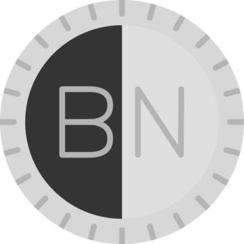 Brunei marcar código vector icono