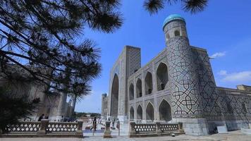 registan Platz im Samarkand, uralt Usbekistan video