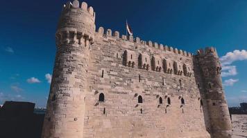 gammal fort qaitbey i alexandria, egypten video