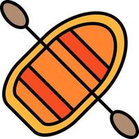 Rafting Vector Icon