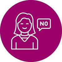 Say No Vector Icon