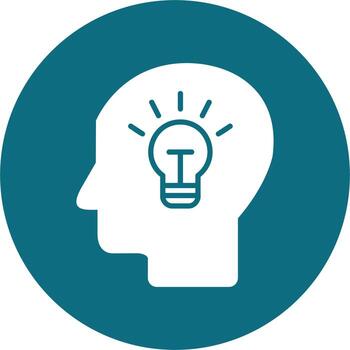 icono de vector de conocimiento