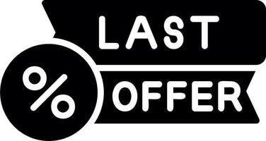 Last Offer Vector Icon