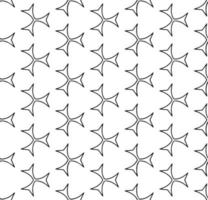 Black and white seamless abstract pattern. Background and backdrop. Grayscale ornamental design. Mosaic ornaments. Vector graphic illustration.