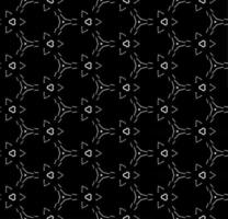 Black and white seamless abstract pattern. Background and backdrop. Grayscale ornamental design. Mosaic ornaments. Vector graphic illustration.