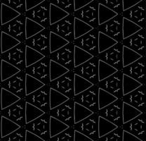 Black and white seamless abstract pattern. Background and backdrop. Grayscale ornamental design. Mosaic ornaments. Vector graphic illustration.