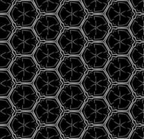 Black and white seamless abstract pattern. Background and backdrop. Grayscale ornamental design. Mosaic ornaments. Vector graphic illustration.