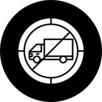 No Trucks Vector Icon