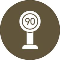 Speed Limit Vector Icon