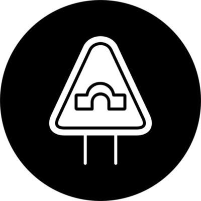 Bridge Road Vector Icon