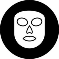 icono de vector de máscara facial