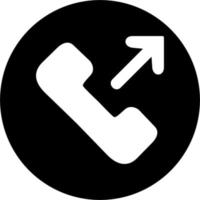 Outgoing Call Vector Icon