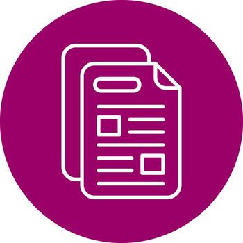 icono de vector de documento